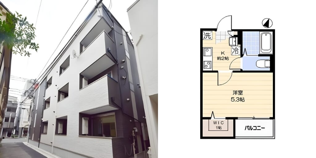 アブレイズ不動産note｜赤羽駅探訪記｜リレア赤羽の1Kタイプのご紹介です！仲介手数料無料～半額以下保証