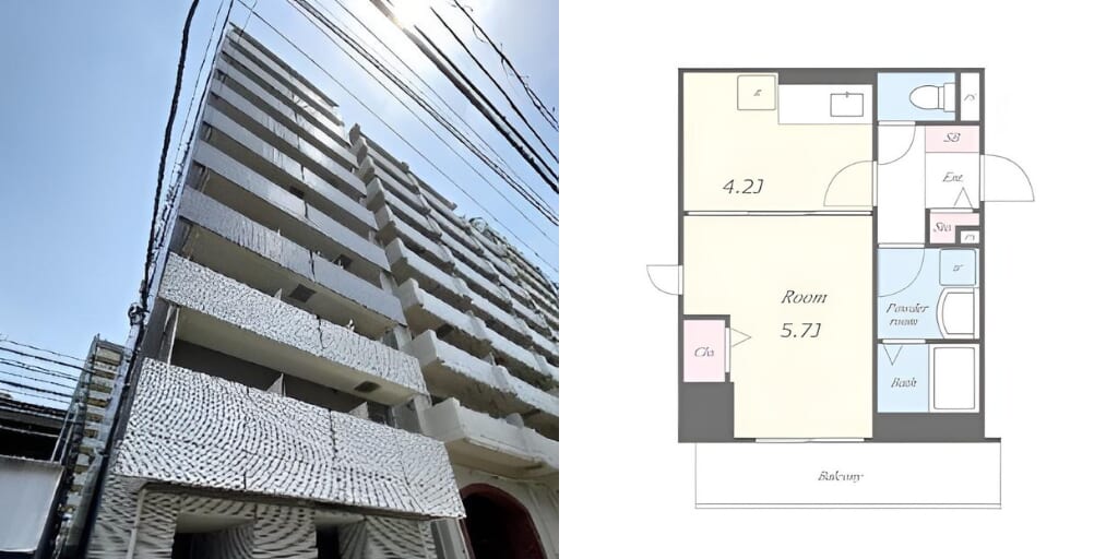 アブレイズ不動産note｜田端駅探訪記｜ヴェル ドミールの1Kタイプのご紹介です！仲介手数料無料～半額以下保証