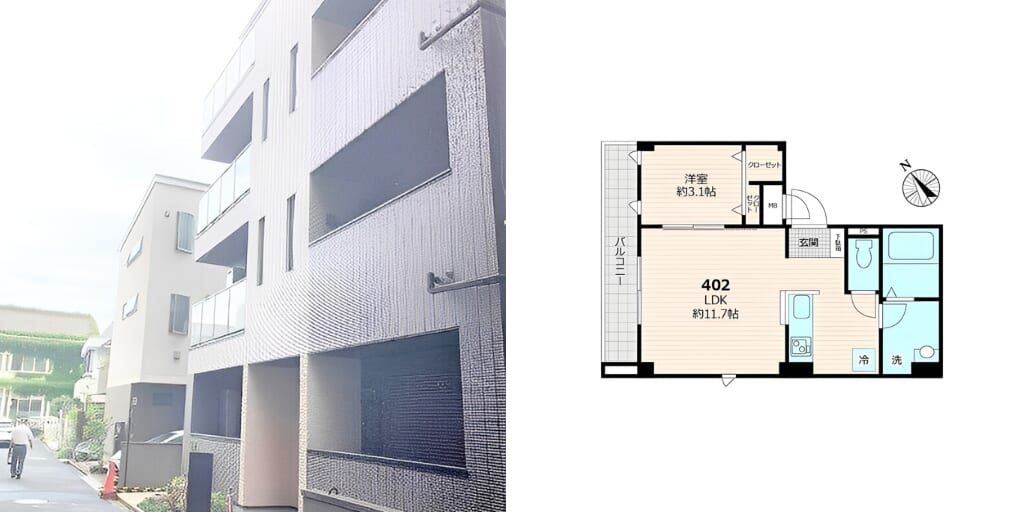 アブレイズ不動産note｜鶯谷駅探訪記｜A’　LA　MAISON　LUANA　アラメゾンルアナの1LDKタイプのご紹介です！｜仲介手数料無料～半額以下保証
