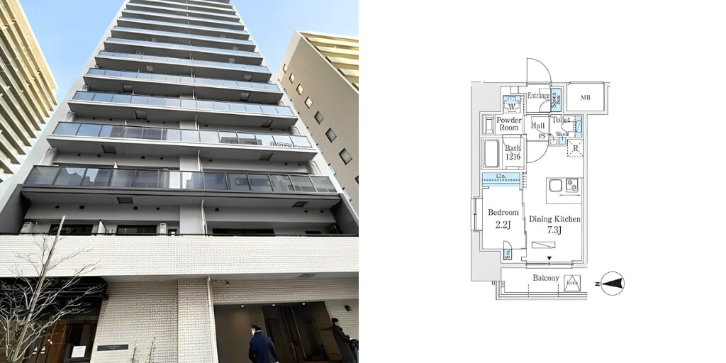アブレイズ不動産note｜湯島駅探訪記｜ヴィークブライト湯島の1DKタイプのご紹介です！｜仲介手数料無料～半額以下保証