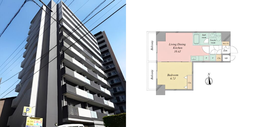 アブレイズ不動産note｜南千住駅探訪記｜シュールフローレの1LDKタイプのご紹介です！｜仲介手数料無料～半額以下保証