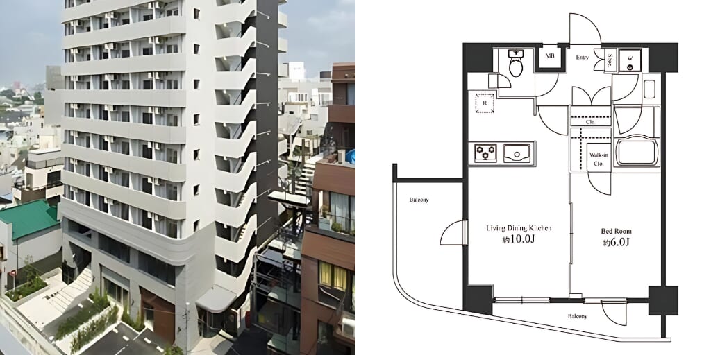 アブレイズ不動産note｜渋谷駅探訪記｜SQUARE渋谷の1LDKタイプのご紹介です！仲介手数料無料～半額以下保証