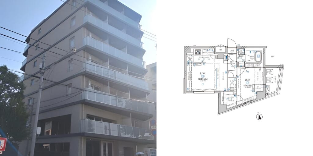アブレイズ不動産note｜落合南長崎駅探訪記｜ディアレイシャス落合南長崎の1LDKタイプのご紹介です！仲介手数料無料～半額以下保証