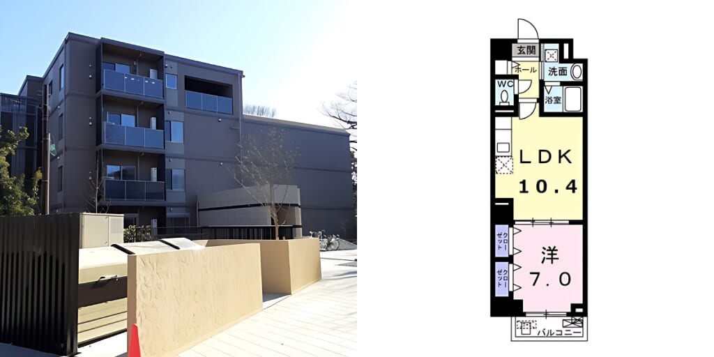 アブレイズ不動産note｜千歳烏山駅探訪記｜シエラ　クレストの1LDKタイプのご紹介です！仲介手数料無料～半額以下保証