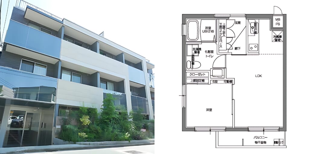 アブレイズ不動産note｜代々木上原駅探訪記｜パティーナV代々木上原の1LDKタイプのご紹介です！仲介手数料無料～半額以下保証
