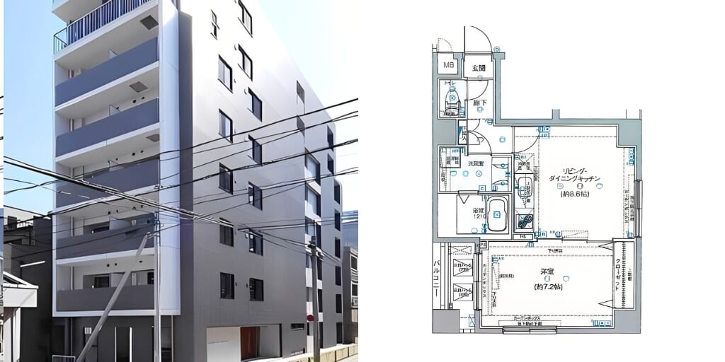 アブレイズ不動産note｜勝どき駅探訪記｜ロメック勝どきの1LDKタイプのご紹介です！｜仲介手数料無料～半額以下保証