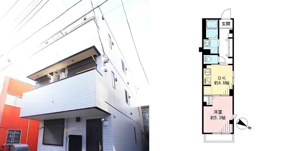 アブレイズ不動産note｜三ノ輪駅探訪記｜ビューノ竜泉の1DKタイプのご紹介です！｜仲介手数料無料～半額以下保証