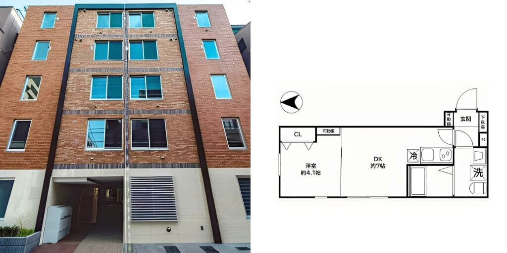 アブレイズ不動産note｜住吉駅探訪記｜CREAL住吉の1DKタイプのご紹介です！｜仲介手数料無料～半額以下保証