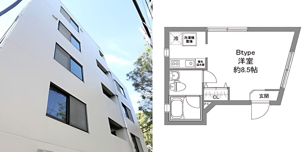 アブレイズ不動産note｜上北沢駅探訪記｜KAMIKITA TERRACEの1Kタイプのご紹介です！｜仲介手数料無料～半額以下保証