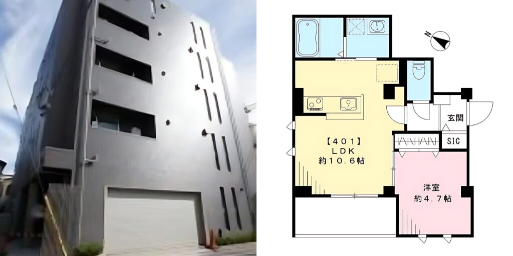 アブレイズ不動産note｜芦花公園駅探訪記｜グレースの1LDKタイプのご紹介です！仲介手数料無料～半額以下保証