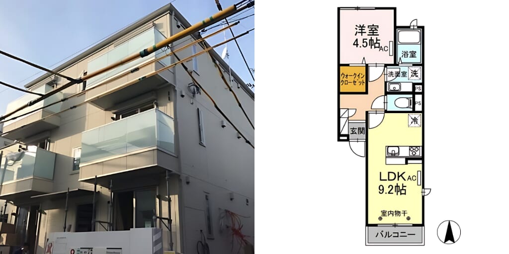アブレイズ不動産note｜西小山駅探訪記｜D-room目黒本町の1LDKタイプのご紹介です！仲介手数料無料～半額以下保証