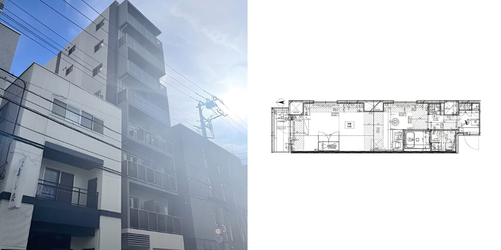 アブレイズ不動産note｜三ノ輪駅探訪記｜エストゥルースプラス三ノ輪の1Rタイプのご紹介です！｜仲介手数料無料～半額以下保証