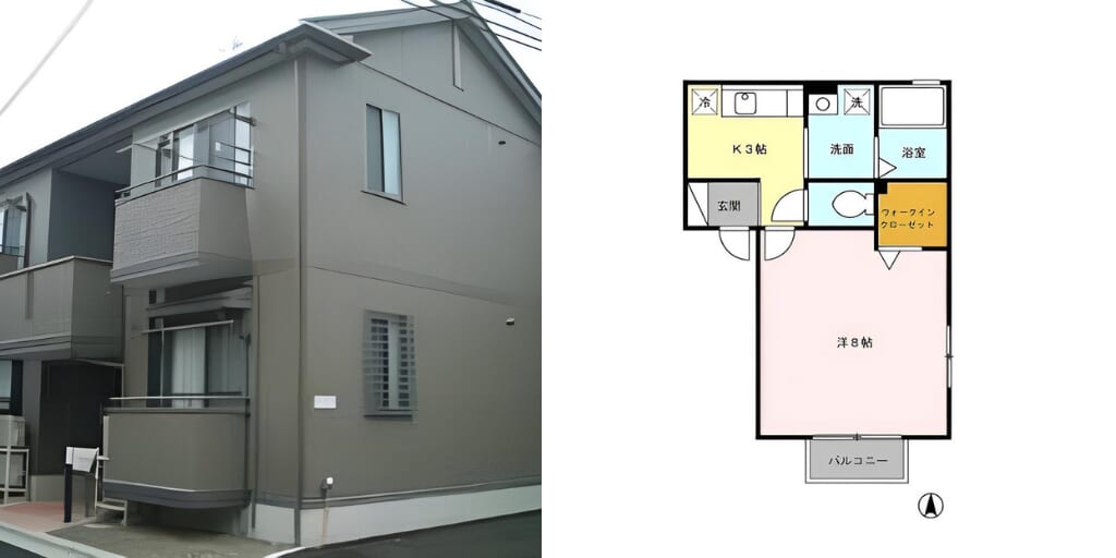 アブレイズ不動産note｜東長崎駅探訪記｜マノワールＭの1Kタイプのご紹介です！仲介手数料無料～半額以下保証