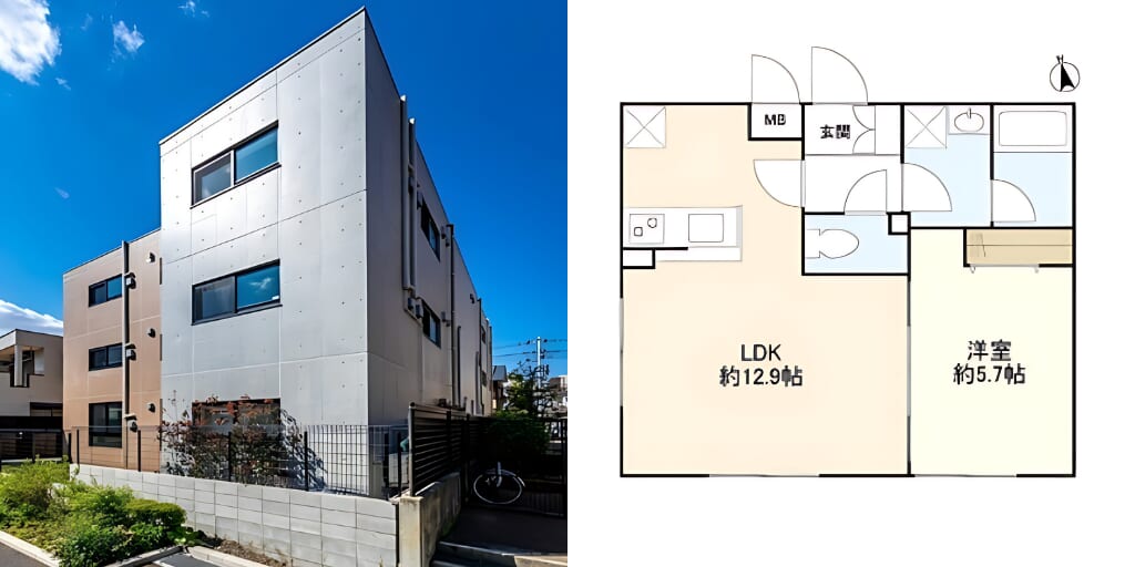 アブレイズ不動産note｜三軒茶屋駅探訪記｜ウェルスクエアイズム三軒茶屋SOUTHの1LDKタイプのご紹介です！仲介手数料無料～半額以下保証