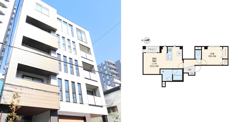 アブレイズ不動産note｜三ノ輪駅探訪記｜ステラ アフィーテの1LDKタイプのご紹介です！｜仲介手数料無料～半額以下保証