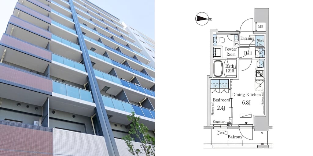 アブレイズ不動産note｜押上駅探訪記｜パークアクシス押上サウスの1DKタイプのご紹介です！｜仲介手数料無料～半額以下保証