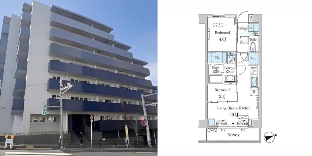 アブレイズ不動産note｜田端駅探訪記｜インスタイルレジデンス本駒込の2LDKタイプのご紹介です！仲介手数料無料～半額以下保証