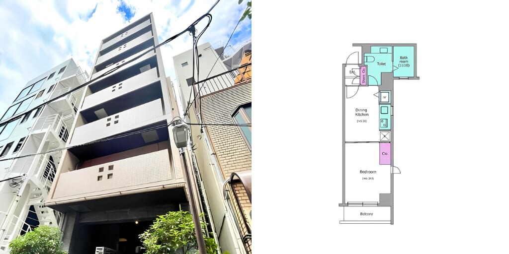 アブレイズ不動産note｜人形町駅探訪記｜レジディア日本橋人形町の1DKタイプのご紹介です！｜仲介手数料無料～半額以下保証