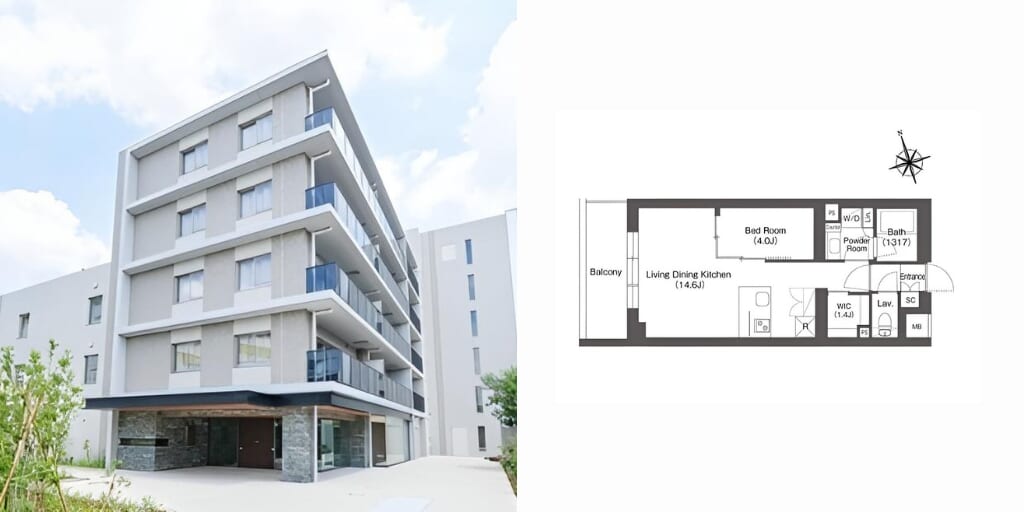 アブレイズ不動産note｜大泉学園駅探訪記｜ルーウェ東大泉の1LDKタイプのご紹介です！仲介手数料無料～半額以下保証