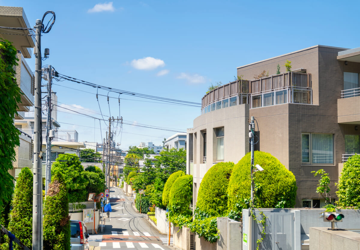 渋谷区でありながら、緑豊かで閑静な高級住宅街