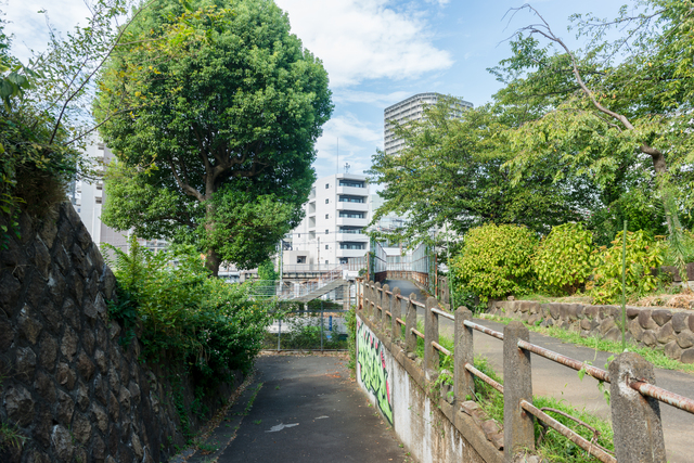 落ち着いた街並みで、女性の一人暮らしやファミリーにも人気